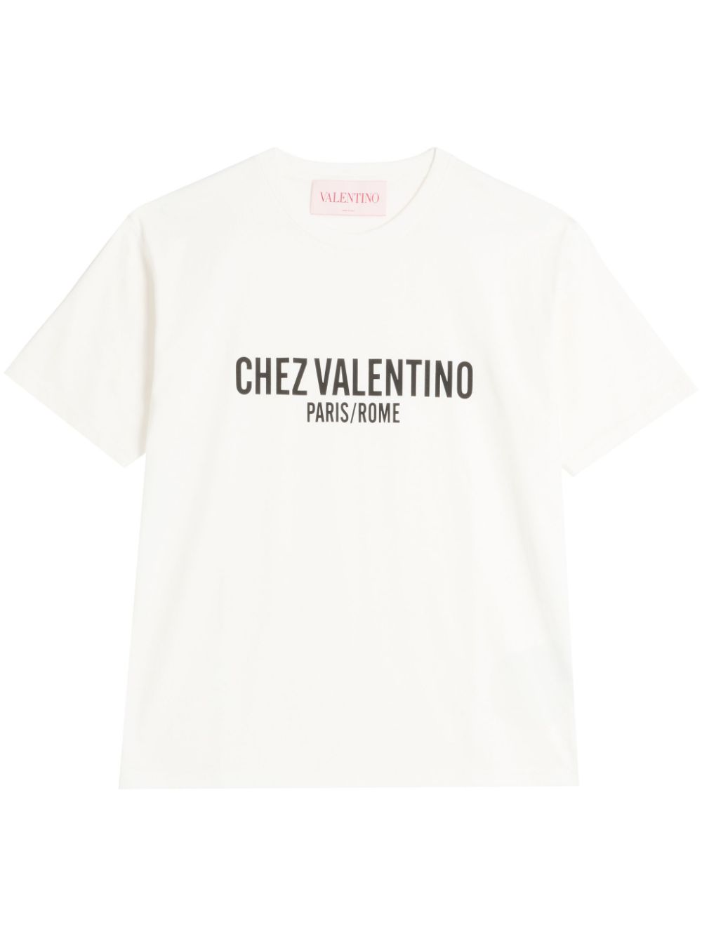 VMG16PAPGA03 CHEZ VALENTINO 코튼 티셔츠